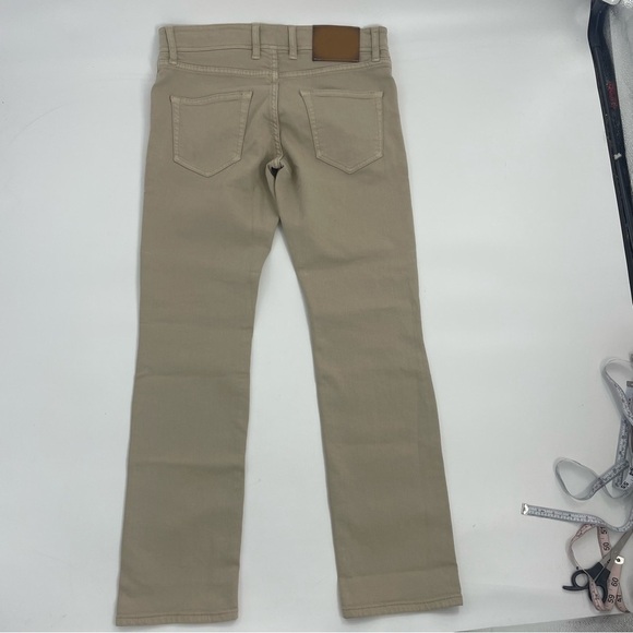 Candiani Denim Handmade in Italy Classic 5 pocket Tan Jeans Chino Style Pants 30 - Picture 9 of 13